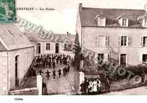 Ville de CHATELET(LE), carte postale ancienne