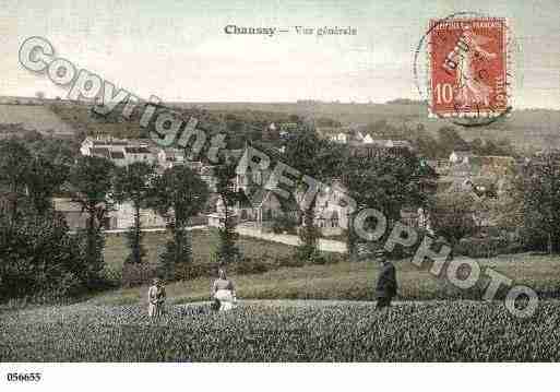 Ville de CHAUSSY, carte postale ancienne