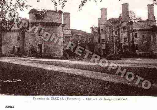 Ville de CLEDER, carte postale ancienne