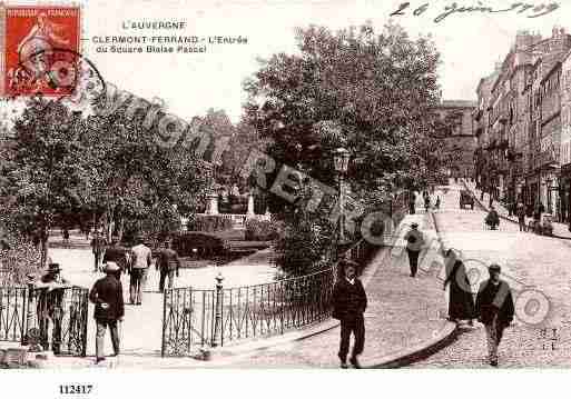 Ville de CLERMONTFERRAND, carte postale ancienne