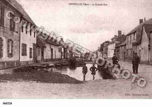 Ville de CORMEILLES, carte postale ancienne