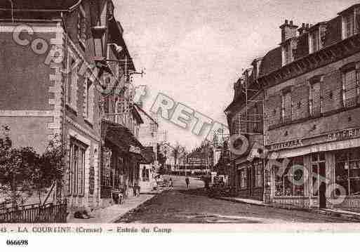 Ville de COURTINE(LA), carte postale ancienne