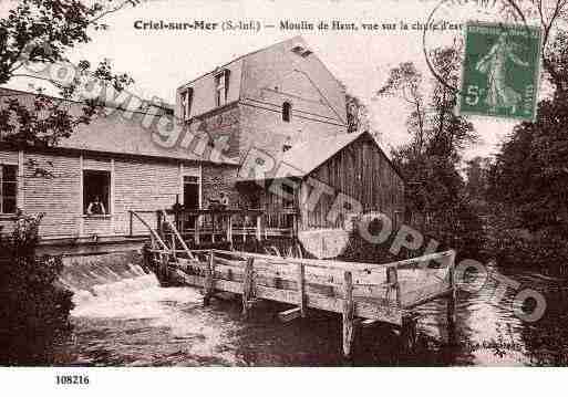 Ville de CRIELSURMER, carte postale ancienne