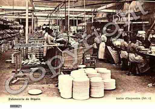 Ville de DIGOIN, carte postale ancienne