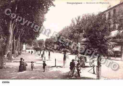 Ville de DRAGUIGNAN, carte postale ancienne