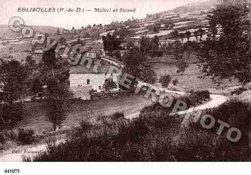 Ville de EGLISOLLES, carte postale ancienne