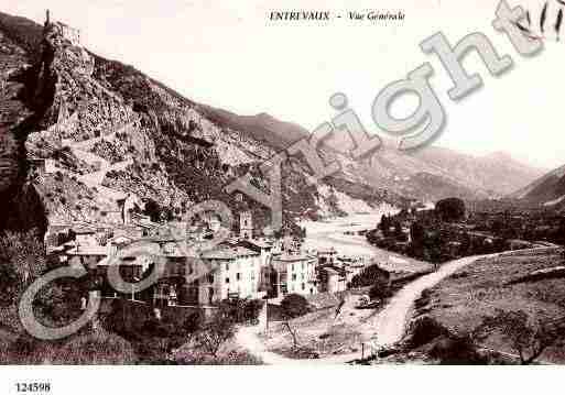 Ville de ENTREVAUX, carte postale ancienne