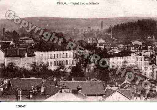 Ville de EPINAL, carte postale ancienne