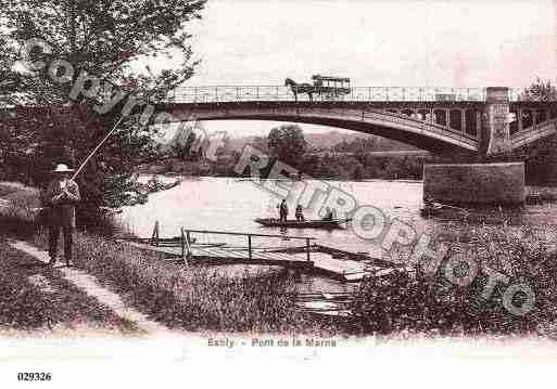 Ville de ESBLY, carte postale ancienne