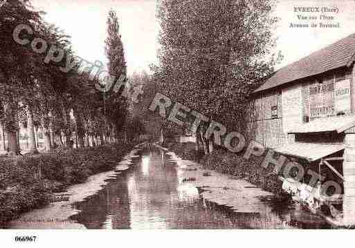 Ville de EVREUX, carte postale ancienne