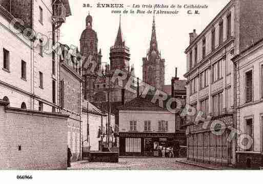 Ville de EVREUX, carte postale ancienne