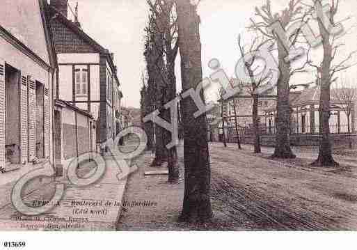 Ville de EVREUX, carte postale ancienne