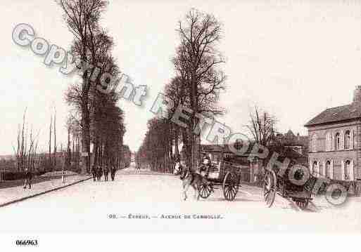 Ville de EVREUX, carte postale ancienne