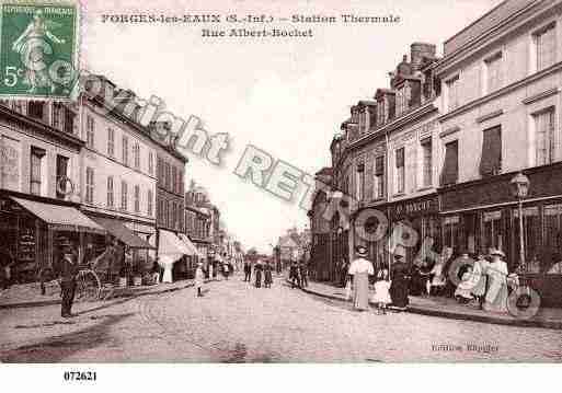 Ville de FORGESLESEAUX, carte postale ancienne