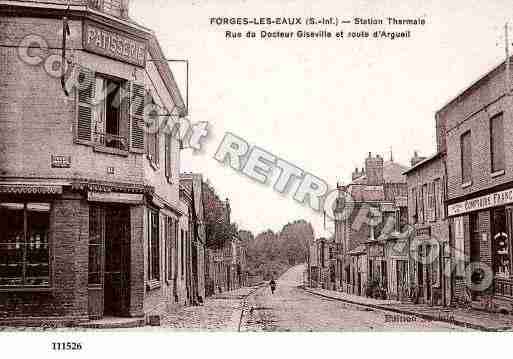 Ville de FORGESLESEAUX, carte postale ancienne