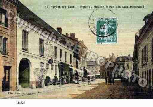 Ville de FORGESLESEAUX, carte postale ancienne