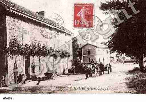 Ville de FRESNESAINTMAMES, carte postale ancienne