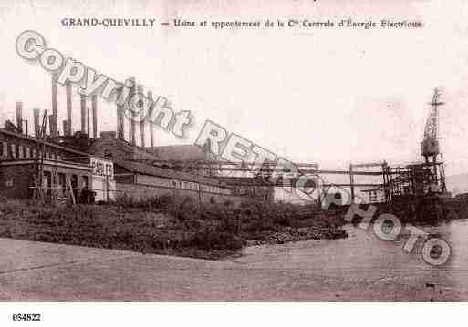 Ville de GRANDQUEVILLY(LE), carte postale ancienne