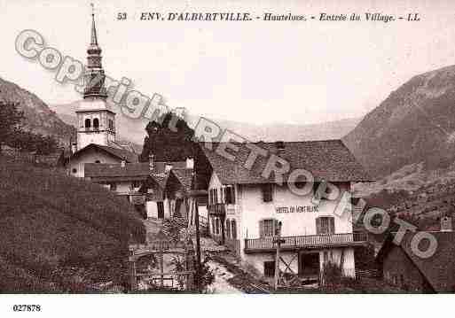 Ville de HAUTELUCE, carte postale ancienne