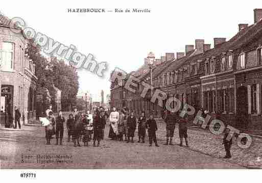 Ville de HAZEBROUCK, carte postale ancienne