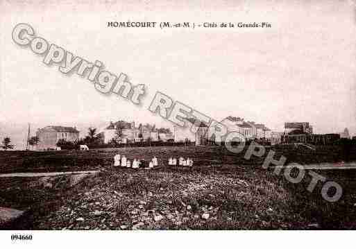 Ville de HOMECOURT, carte postale ancienne