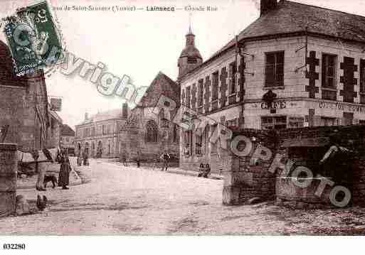 Ville de LAINSECQ, carte postale ancienne