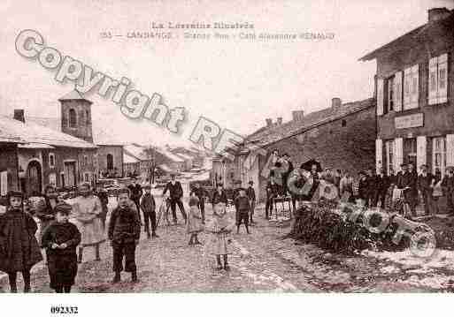 Ville de LANDANGE, carte postale ancienne