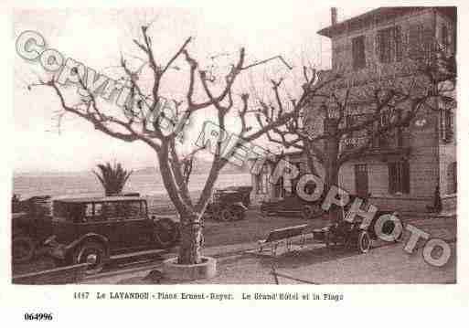 Ville de LAVANDOU(LE), carte postale ancienne