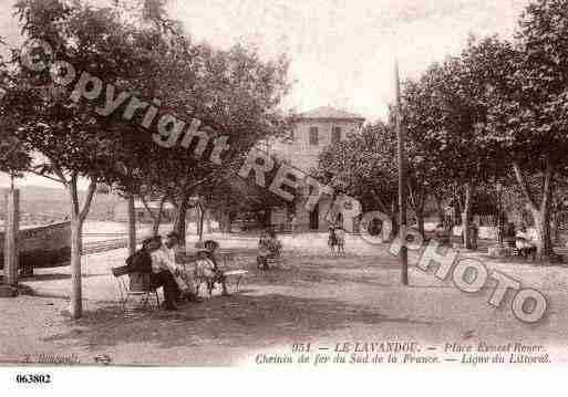 Ville de LAVANDOU(LE), carte postale ancienne