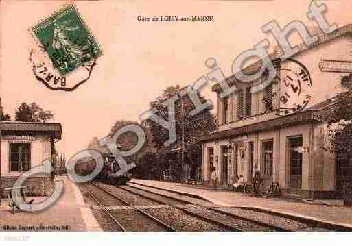 Ville de LOISYSURMARNE, carte postale ancienne