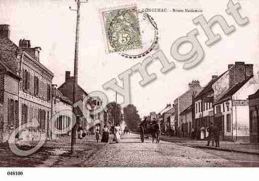 Ville de LONGUEAU, carte postale ancienne