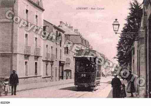 Ville de LORIENT, carte postale ancienne