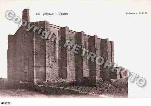 Ville de LOUPIAN, carte postale ancienne Ville de LOUPIAN, carte postale ancienne