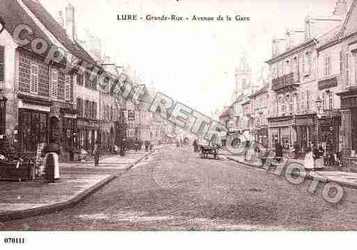 Ville de LURE, carte postale ancienne