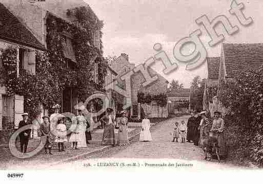 Ville de LUZANCY, carte postale ancienne