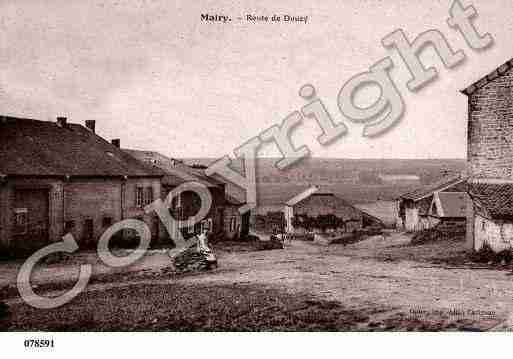 Ville de MAIRY, carte postale ancienne