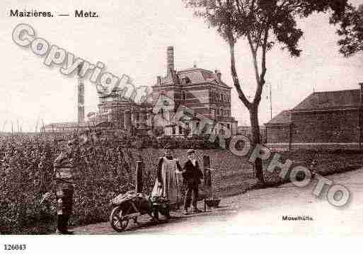 Ville de MAIZIERESLESMETZ, carte postale ancienne