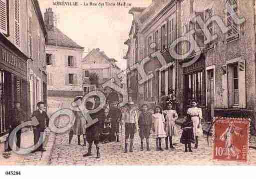 Ville de MEREVILLE, carte postale ancienne