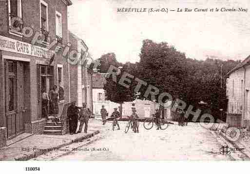 Ville de MEREVILLE, carte postale ancienne