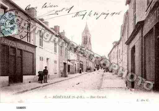 Ville de MEREVILLE, carte postale ancienne