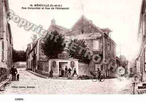 Ville de MEREVILLE, carte postale ancienne