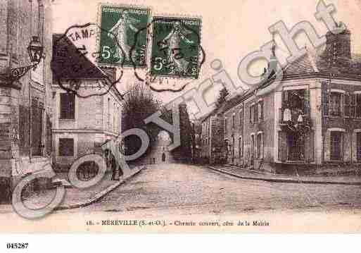 Ville de MEREVILLE, carte postale ancienne