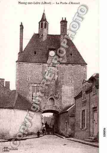 Ville de MEUNGSURLOIRE, carte postale ancienne