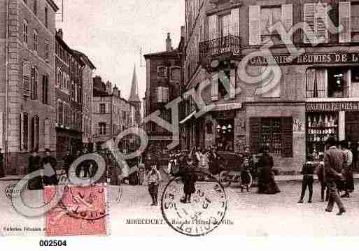 Ville de MIRECOURT, carte postale ancienne