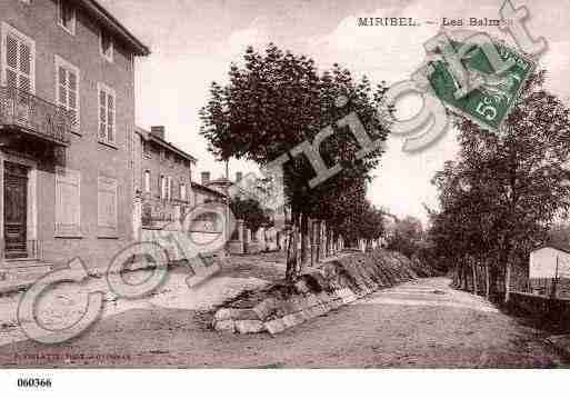 Ville de MIRIBEL, carte postale ancienne