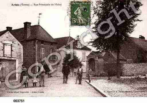 Ville de MOLAY, carte postale ancienne