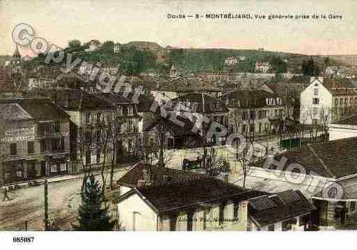 Ville de MONTBELIARD, carte postale ancienne