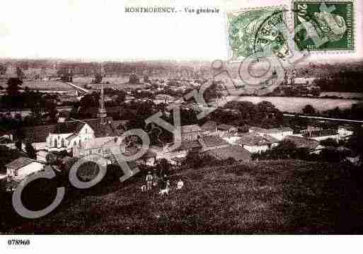 Ville de MONTMORENCY, carte postale ancienne