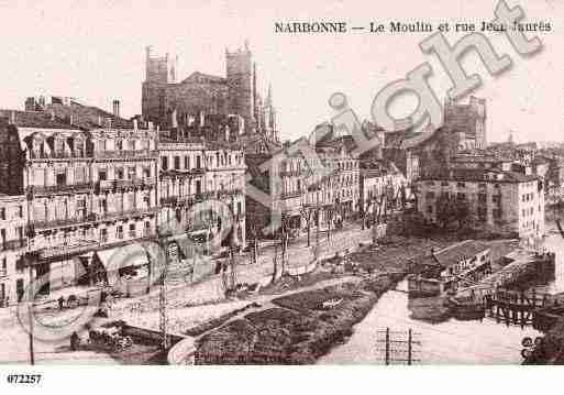 Ville de NARBONNE, carte postale ancienne