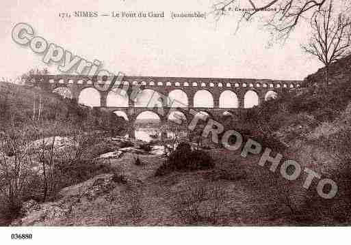 Ville de NIMES, carte postale ancienne